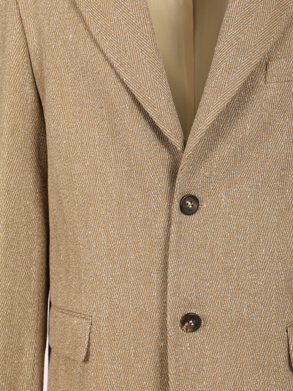 Golden Goose Deluxe Brand Single-Breasted Chevron Linen Blend Blazer Jackets - Multicolor | 96bfe2451894b0caf84518e2399fdd65910ccdcc