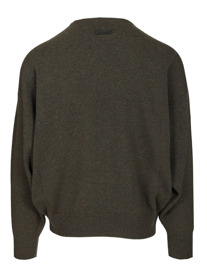 Fear Of God Knit Crewneck Sweater Knitwear - Green | 7acb0e403c86706a96c9bc2a08f5dde89e631e63