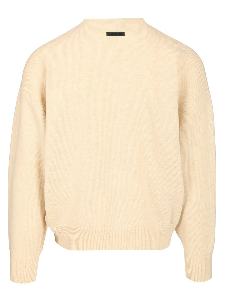 Fear Of God Knit Crewneck Sweater Knitwear - White | 16881bfe942f558935a394ae0d0ddd239d1f51ee
