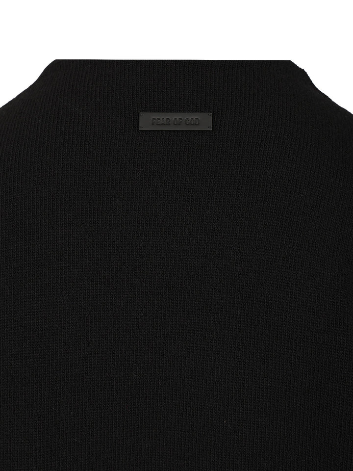 Fear Of God Knit Crewneck Sweater Knitwear - Black | 4d1bd1b39d8e0699e29607c35e7cbbb1b860eebd