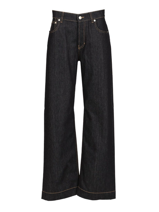 Wide Leg Jeans Blue