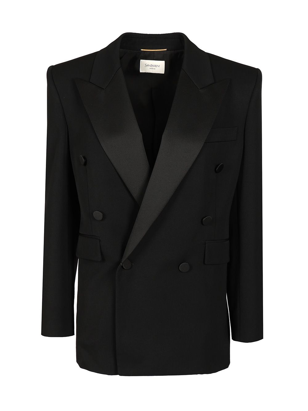 Saint Laurent Tuxedo Jacket Jackets - Black | 12a19bab028704d111f887a903d43e001114a182