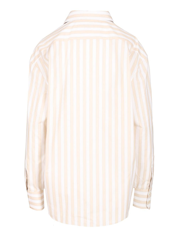 Saint Laurent Cassandre Shirts - Beige | 1debfb734a7b7ff8c46d453fa66c30c91224faa4