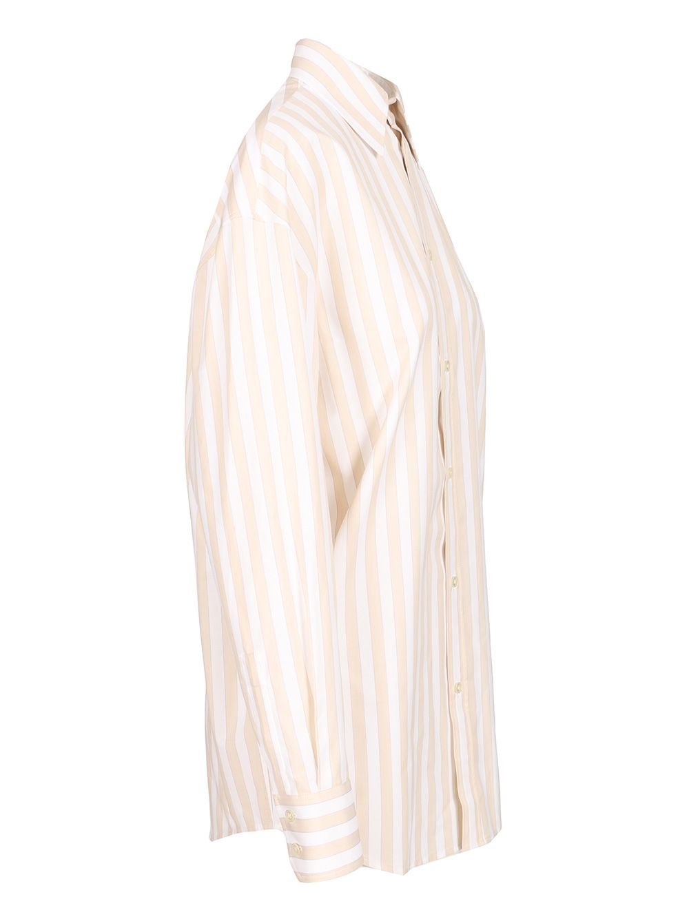 Saint Laurent Cassandre Shirts - Beige | 7cca37659bf11327aab387981cd963c3643af9b2