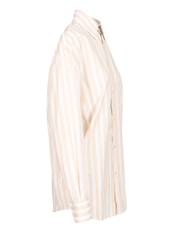 Saint Laurent Cassandre Shirts - Beige | 29f1f05e679b531fd15b1f765ad87d19e2db8efe