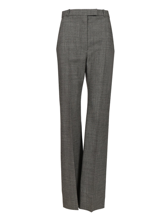 Uniform-Style Trousers Grey