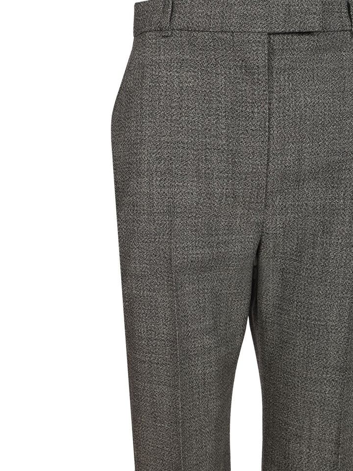 Mcqueen Uniform-Style Trousers - Grey | bff3f66cc150fadbeecfb86c72f66492db86b945