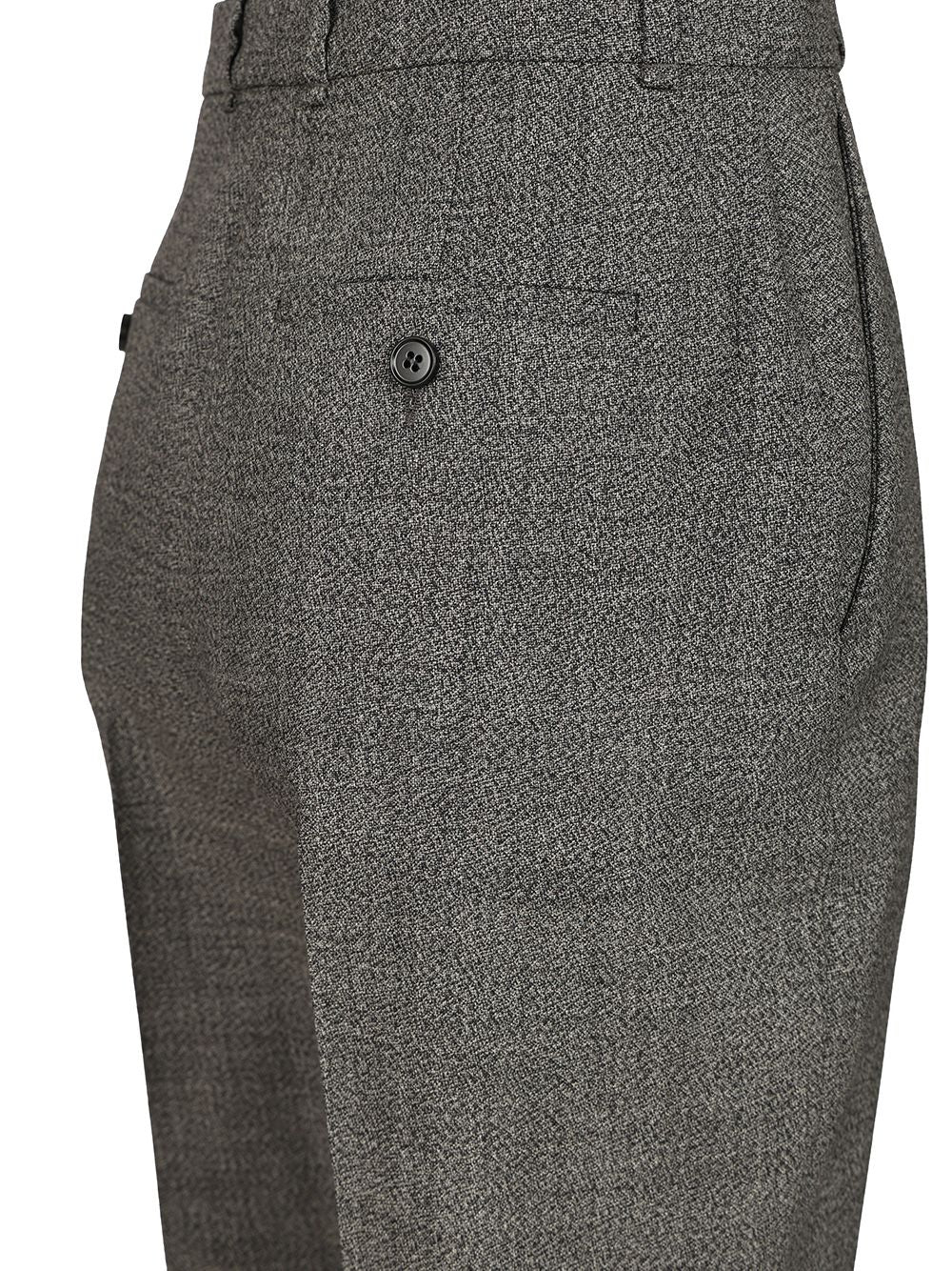 Mcqueen Uniform-Style Trousers - Grey | 1f09f6a1a559b8d1032115e8916ff70deac0323d