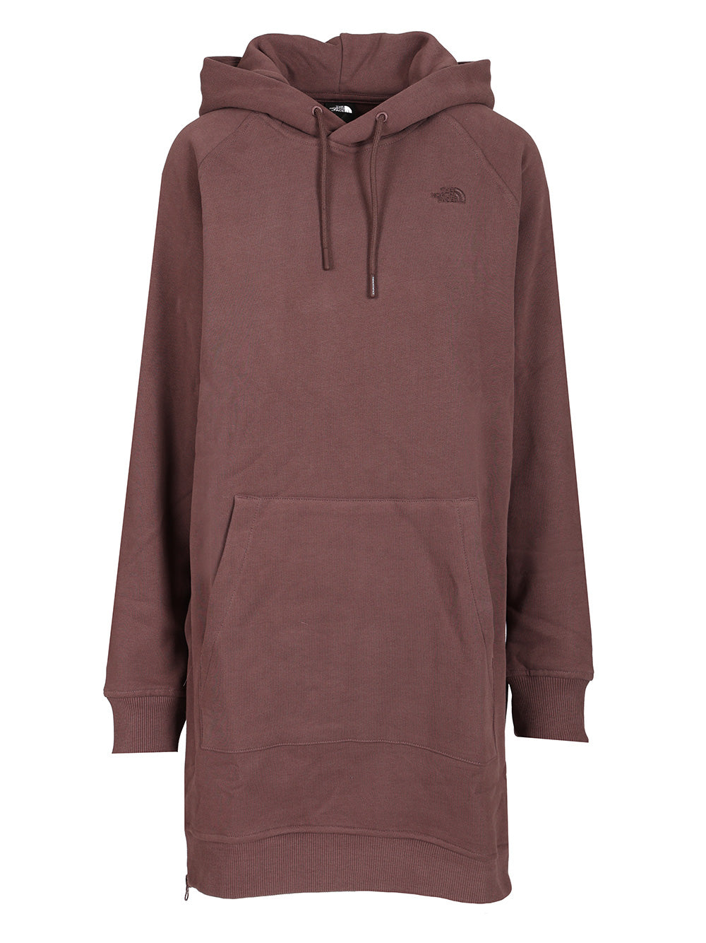 The North Face Relaxed Cotton Hooded Dress Dresses - Brown | 0287d39db8b46598042870116cd878409dc7344d