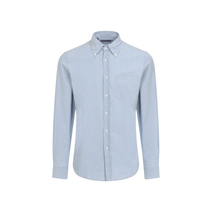 Ralph Lauren Purple Label Shirts - Blue | 0a32a66f7fa20d5ffd128b9bf3d05976355a9926