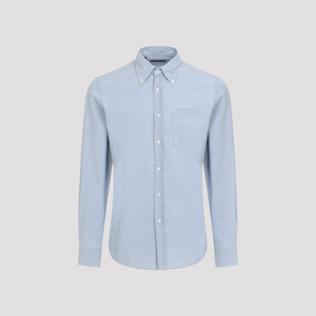 Ralph Lauren Purple Label Shirts - Blue | c1b9ff6a2d7b768949d86c816412153f78a07c00