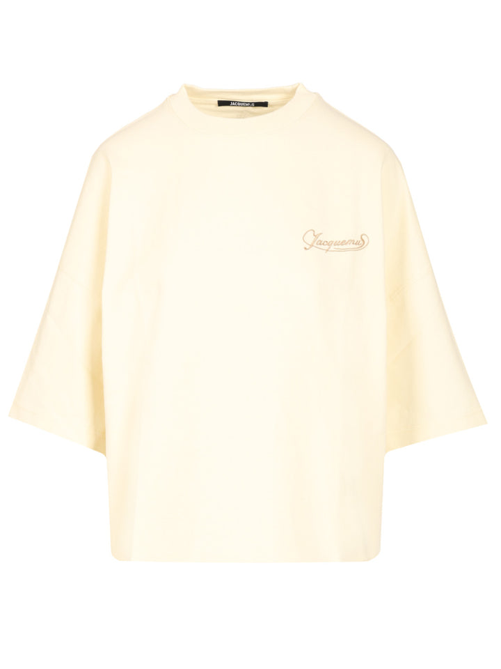 Jacquemus Corto T-Shirt - Yellow | 8aa0f8a4ae2b54c550de118e13cda63f097aa646