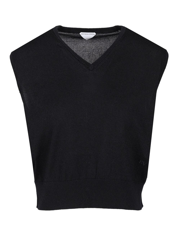 Bottega Veneta Cotton And Viscose Twin-Set Knitwear - Blue | 29ddaef4dfad7920129927f9b0847f3a01aa4b12