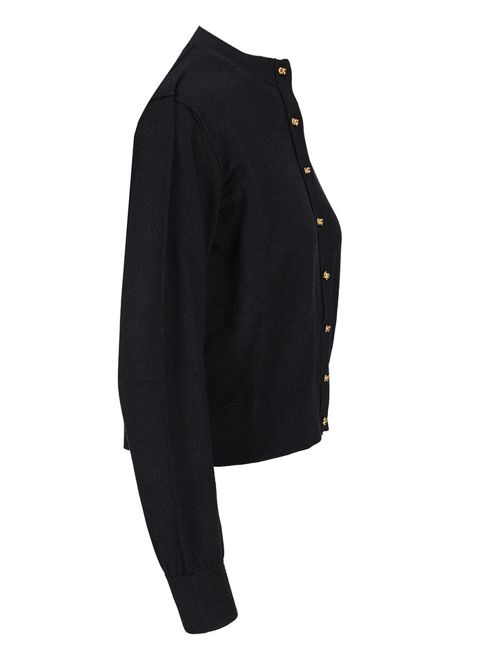 Bottega Veneta Cotton And Viscose Twin-Set Knitwear - Blue | b71475882d2ea29000e77e390e02c74d292962ff