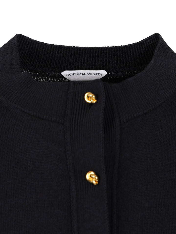 Bottega Veneta Cotton And Viscose Twin-Set Knitwear - Blue | 62c3327c7f218a2d36c88c58edf2b9e4d8930214