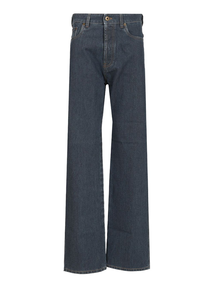 Miu Miu Straight-Leg Denim Trousers Jeans - Blue | aca8d4c33de45e180bde4707f3b3d800577a5ba3