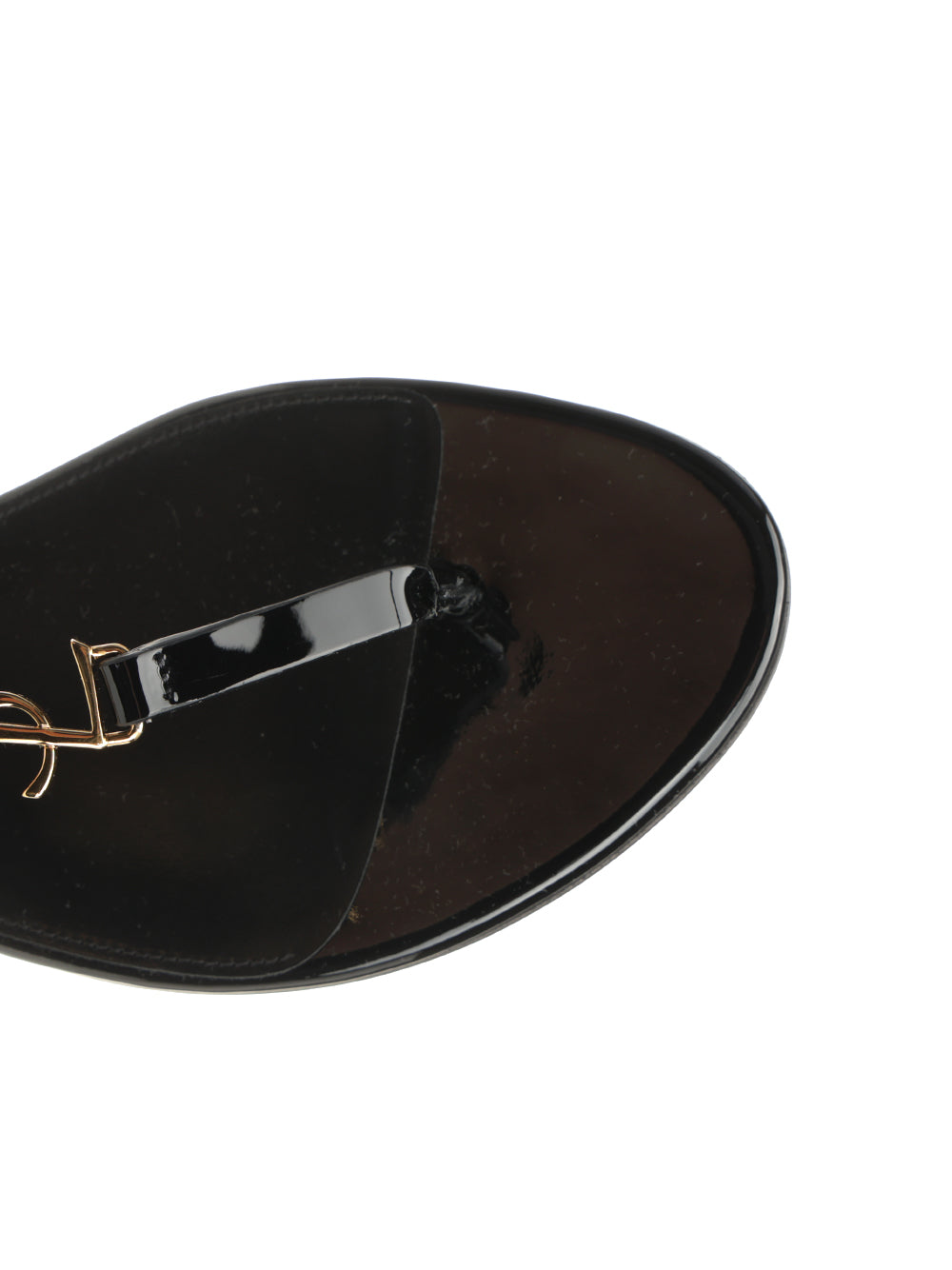 Saint Laurent Cassandra Sandals - Black | 61dc01a702d76dbbd02385fadbd5795107625db6