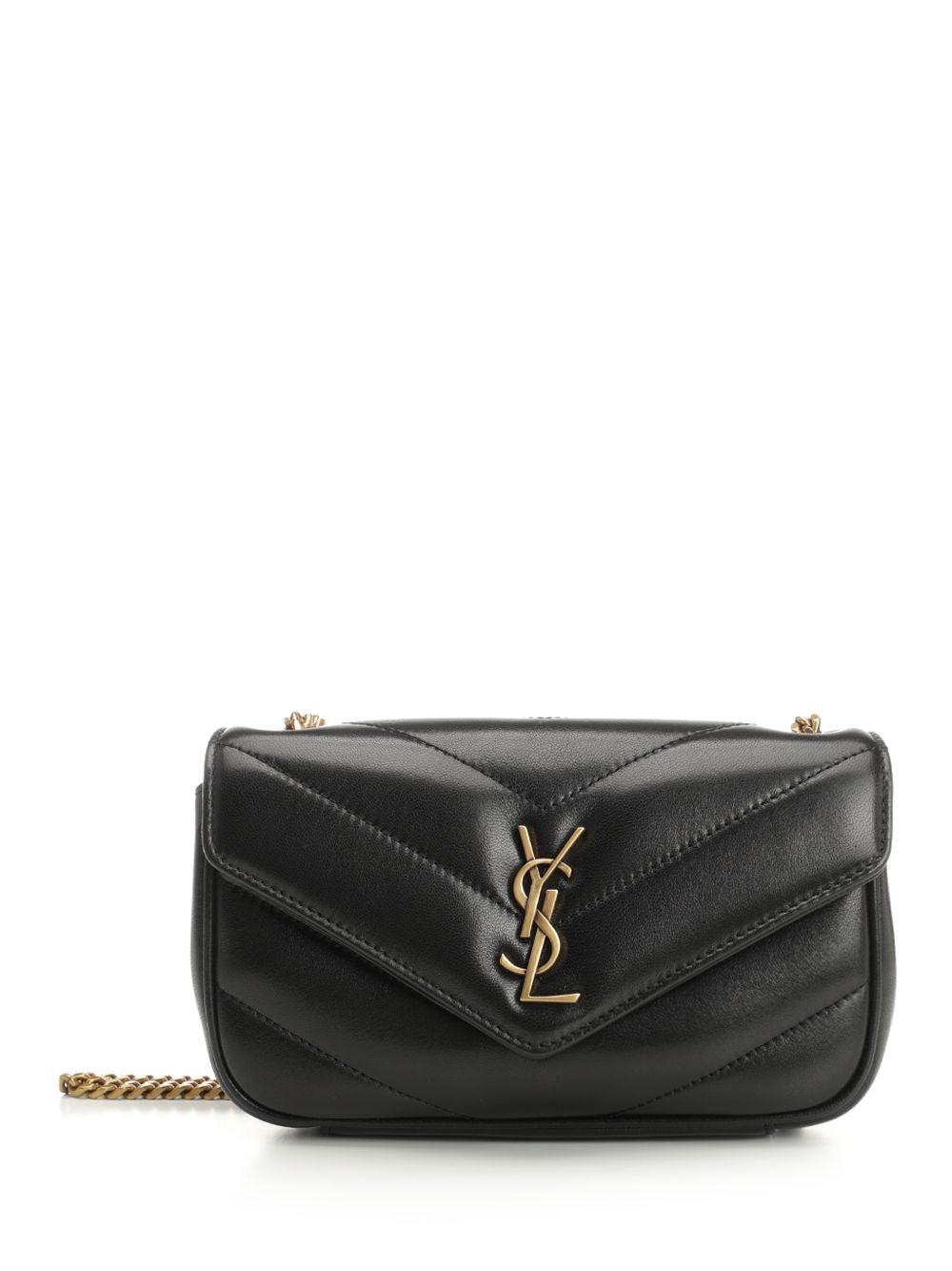 Saint Laurent Loulou Crossbody Bags - Black | 4d71796c8296d8dc65d28c35e434f8c378e380e1