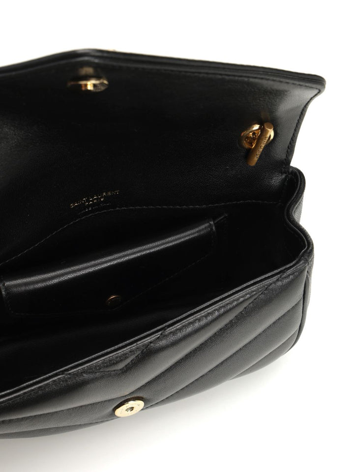 Saint Laurent Loulou Crossbody Bags - Black | 13e41e495db3d781dc24e95affe4aa4d583d4051