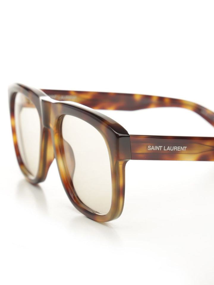 Saint Laurent Sl 558 Aviator Sun Glasses - Brown | 74438bf76aed518cf20f03ca59527f26eafc25e7