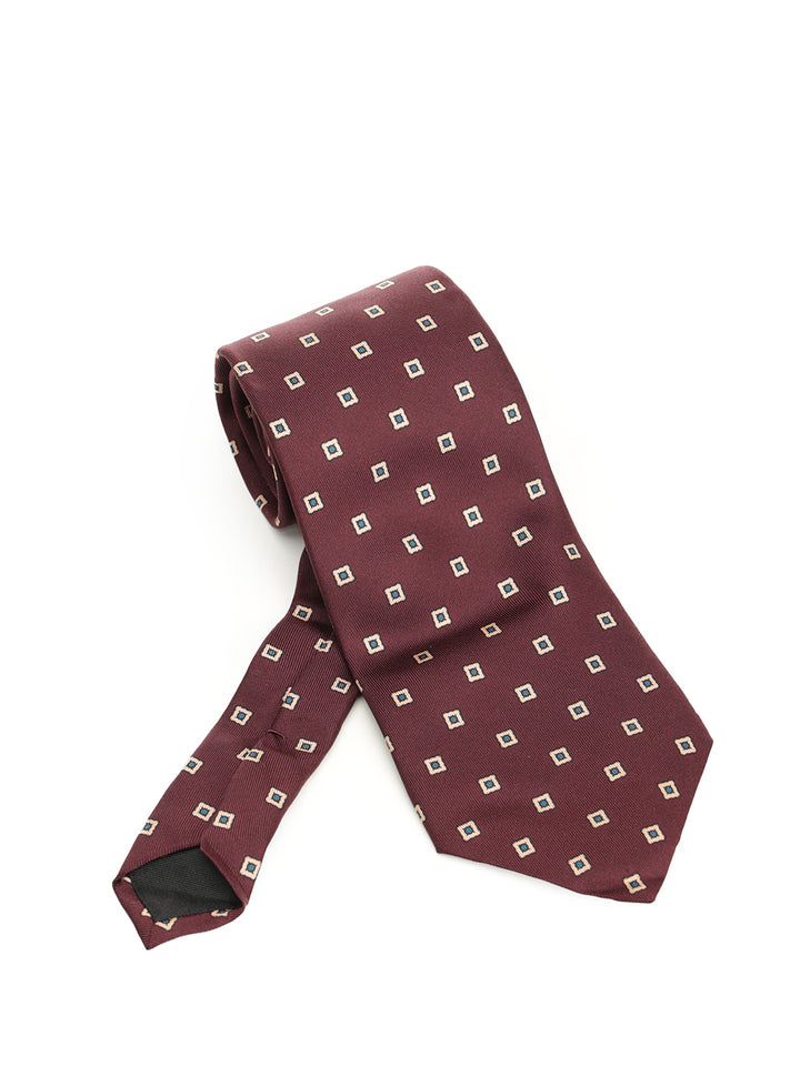Saint Laurent Wide Tie Ties And Bow Ties - Bordeaux | f017cc15e45de4d1aacbe60062310079233af586
