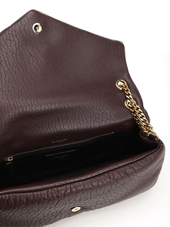 Saint Laurent Calypso Shoulder Bags - Bordeaux | 0af6374eac05ce4ec4b657e3c797f4b2f9238791