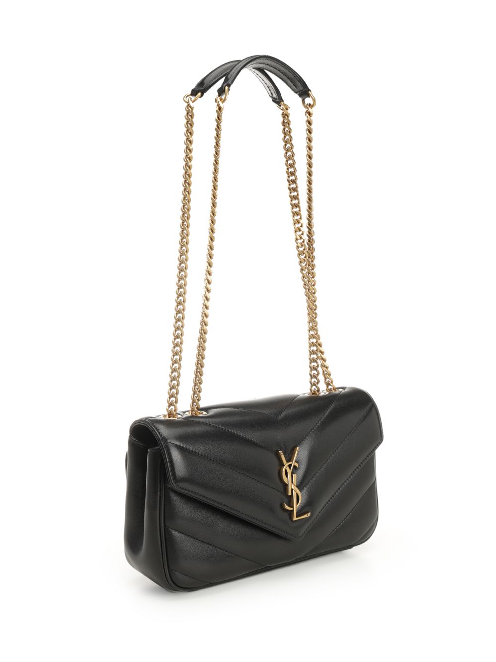 Saint Laurent Loulou Shoulder Bags - Black | cc1110f22c3829afe063ca18f4a282e993a85c16