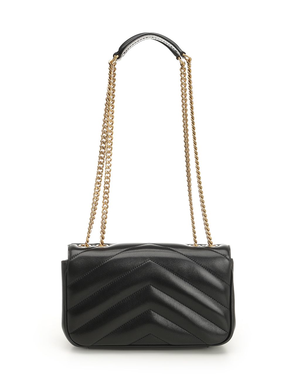 Saint Laurent Loulou Shoulder Bags - Black | f6552fe99761bf7e2d1dbd0c8597389108e1e508