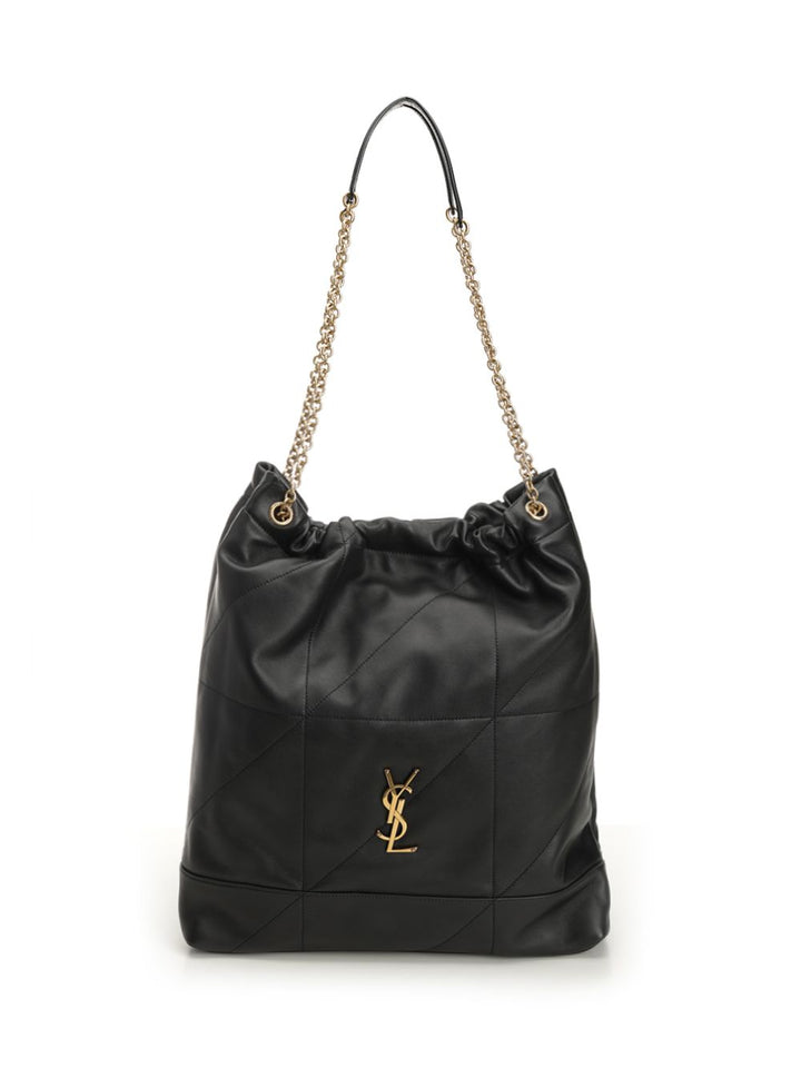 Saint Laurent Pochon Jamie Shoulder Bags - Black | 6c0a134abbf27108f8ab62a646bb488f77fc5424