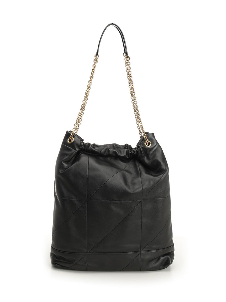 Saint Laurent Pochon Jamie Shoulder Bags - Black | 5bde130825afbc166cd6e7520aadd82ed5c0899a