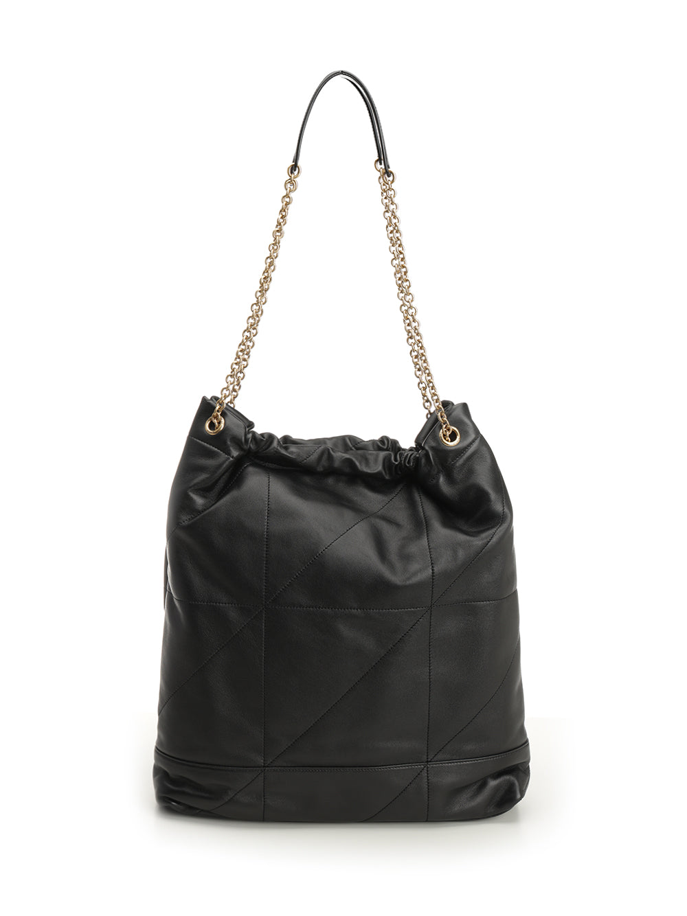 Saint Laurent Pochon Jamie Shoulder Bags - Black | 49adefb68c69c70f6bffe1fc8fc4ea37e5ccb8e0