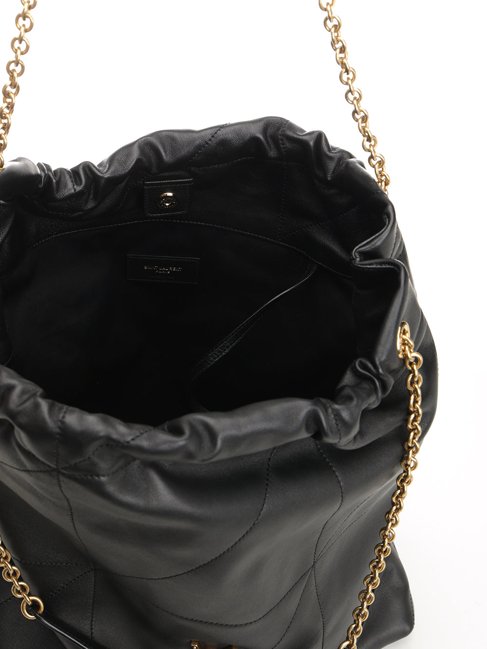 Saint Laurent Pochon Jamie Shoulder Bags - Black | f47bfd0eab598492b342f2ed0e51f1a7e58ee45d