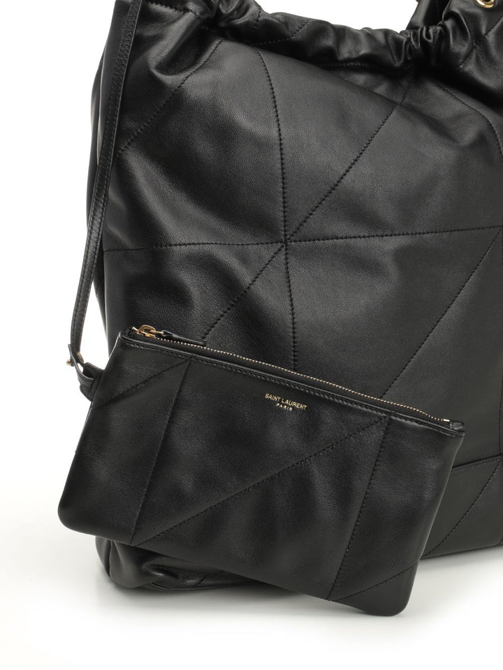 Saint Laurent Pochon Jamie Shoulder Bags - Black | e1010ca385287d6a6836e4bf7754c930292c5981