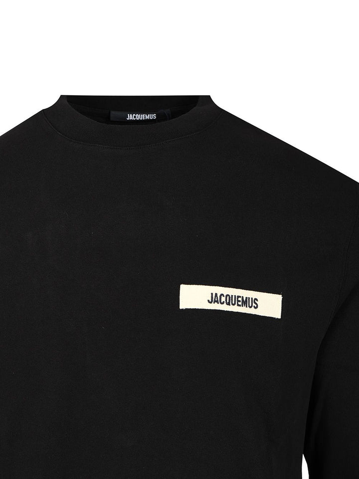 Jacquemus Long-Sleeved T-Shirt - Black | 887be1f558a8a62c9852b5fccea6a7ab6b70fdfd