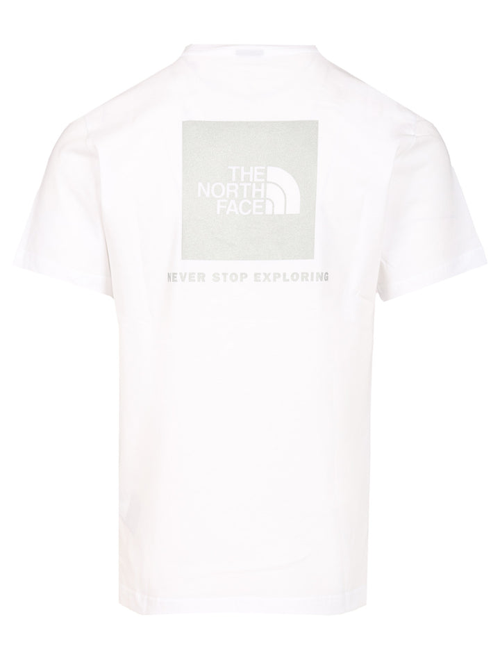 The North Face Nse Reflective Box T-Shirt - White | 7b08b620e23142115c99afc862d154a2008b0894