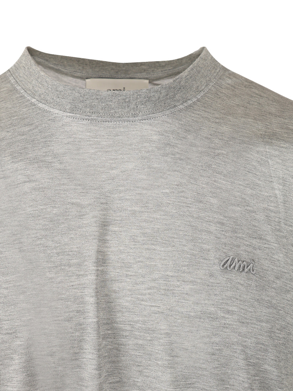 Ami Short Sleeve T-Shirt - Grey | 1e36a93ae1a3853d33cc00c9b99a50637f59f3d4