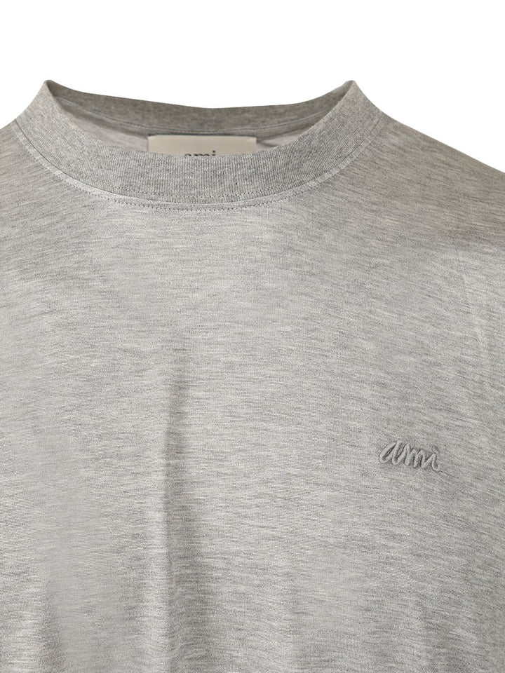 Ami Short Sleeve T-Shirt - Grey | aee29937d5efb40d0e1d201fb24b174bd78f437f