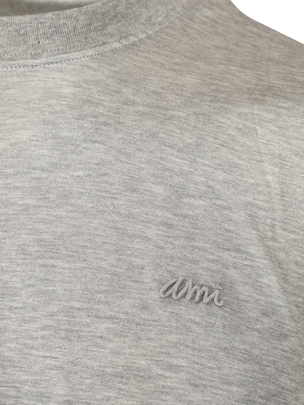 Ami Short Sleeve T-Shirt - Grey | f1443e7bc5fd9279e9eb07579c0969e7b115fd01