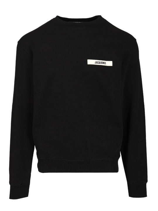 Cotton Sweatshirt Sweatshirts Black