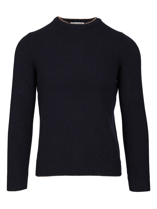 Crewneck Sweater Knitwear Blue