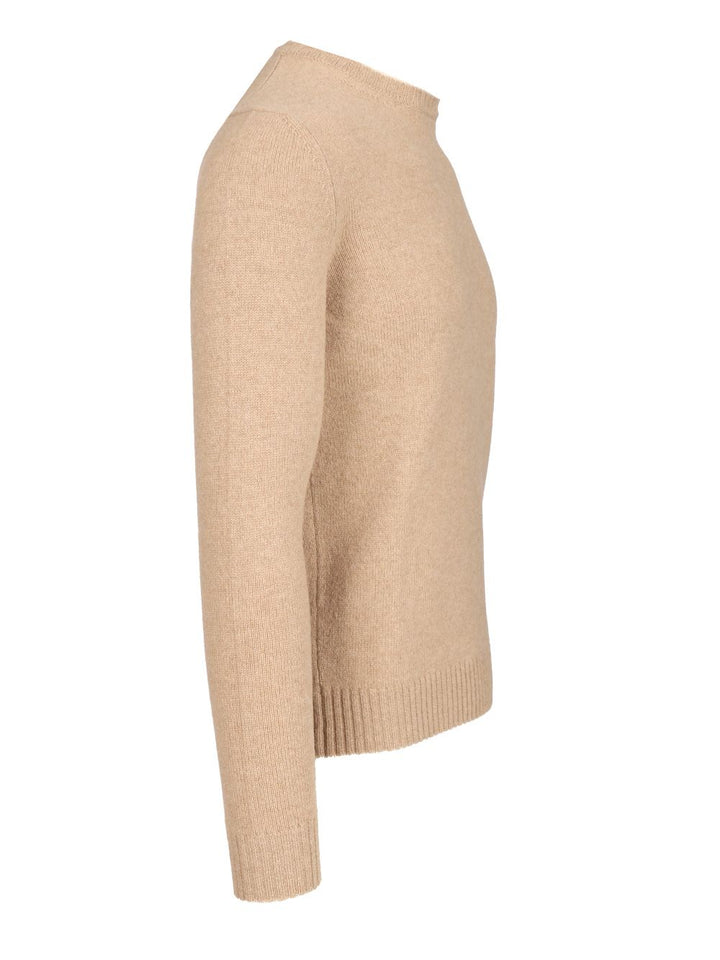 Al Duca D'Aosta Crewneck Sweater Knitwear - Beige | 4d00cfd85ae47927cbee9afd1b98656d5e184e76