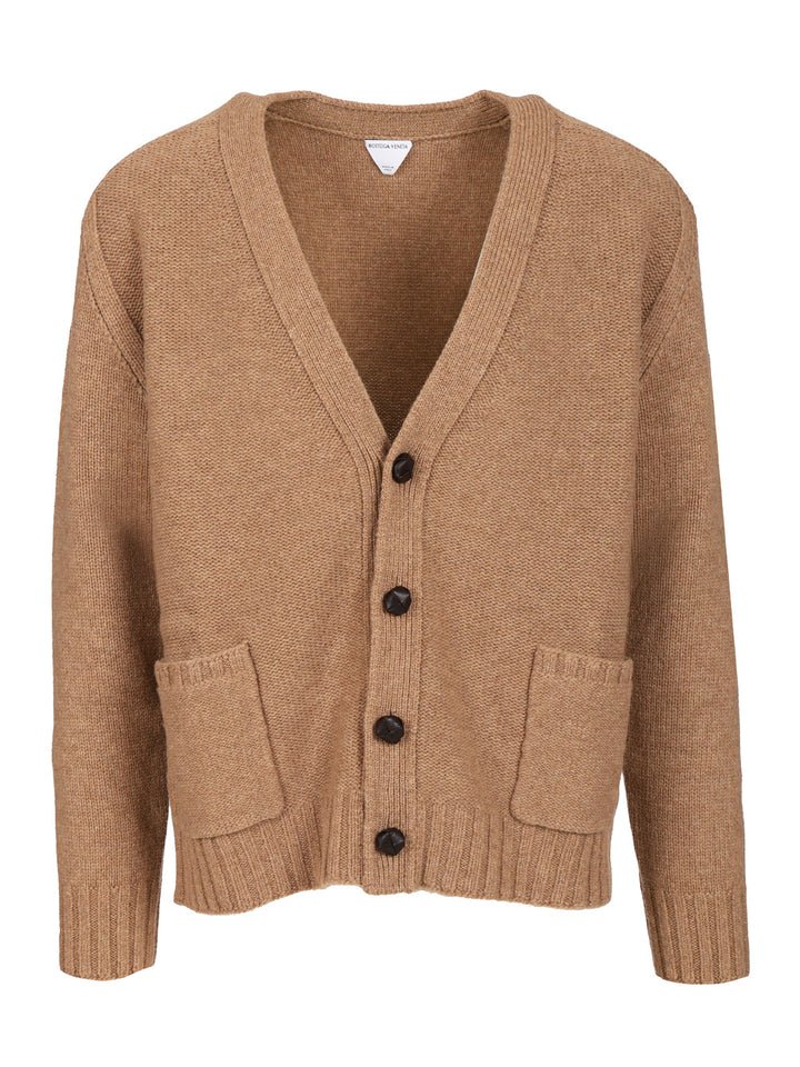 Bottega Veneta Wool Cardigan Knitwear - Beige | 0b0dafd863bed475011a7b3e7c686daaae215b3f