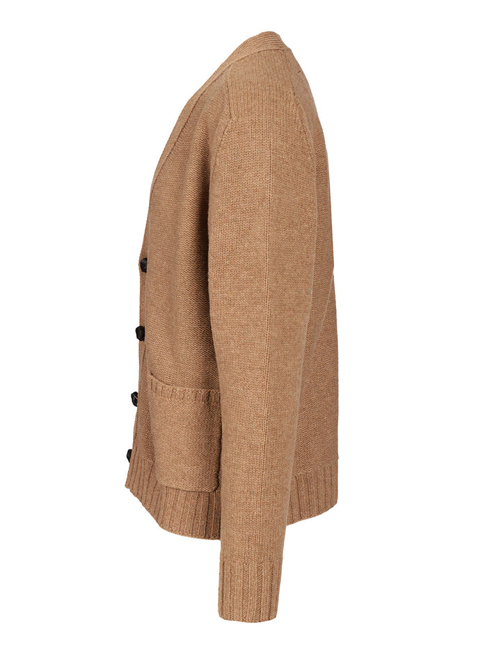Bottega Veneta Wool Cardigan Knitwear - Beige | 6b9ad6102fdc8fc7c076a6276e892db5d35150e9