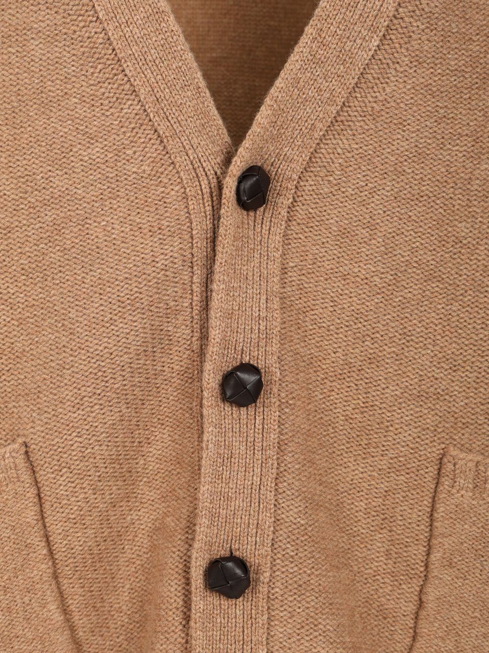 Bottega Veneta Wool Cardigan Knitwear - Beige | 3d983067d2db19df3d147929e2e5e393c7c1c93e