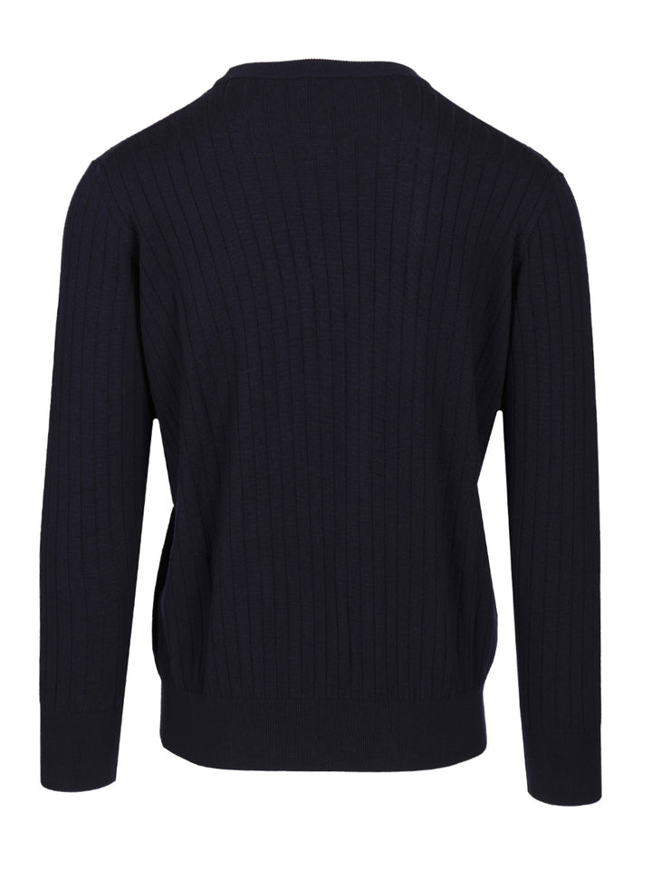 Bottega Veneta Ribbed Wool Sweater Knitwear - Blue | 9ed9ceeece239e938b09a37a8c6de07250f6cc83
