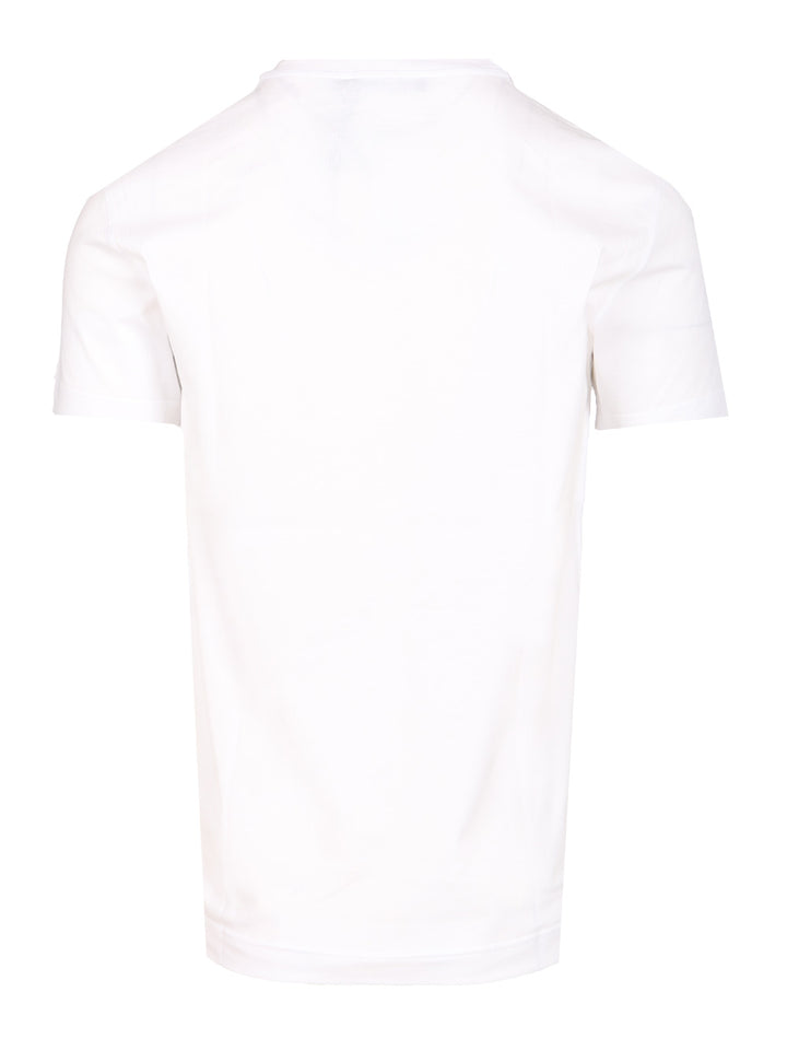 Dolce & Gabbana Flock Print Cotton T-Shirt - White | e041fe550a39b3fd72fd8d20f4aff3d32126b1e8