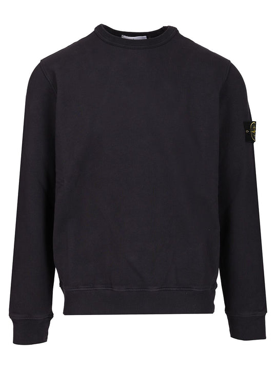 Organic Cotton Sweater Sweatshirts Blue