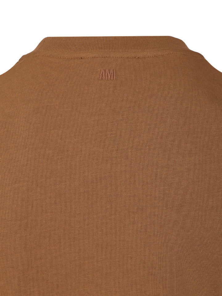 Ami Ami De Coeur T-Shirt - Brown | 3cee40798229589950f15c07e42bb747dad812f8