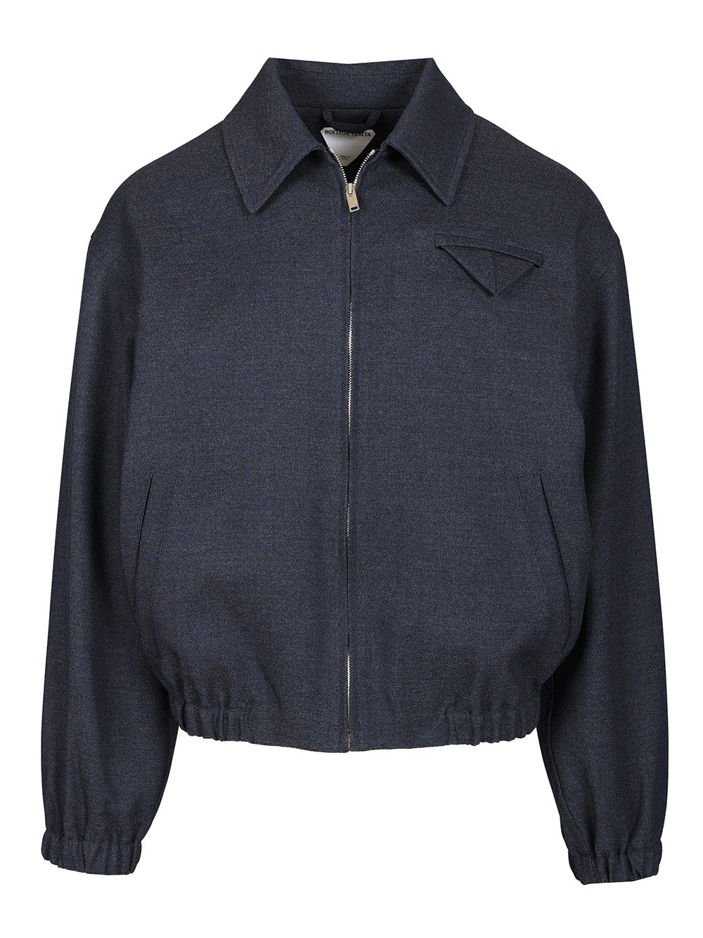Bottega Veneta Melange Wool Jacket Jackets - Blue | edaf73fee94cfad1258f89d06880ec4f55a07f2c
