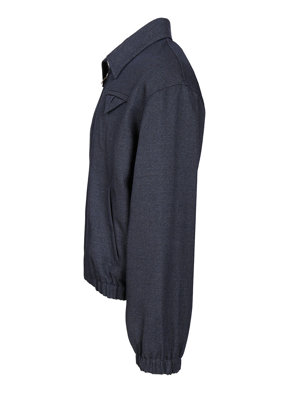 Bottega Veneta Melange Wool Jacket Jackets - Blue | 62ed0fa4757ba8bd69024e0eba36709b6e58a52c